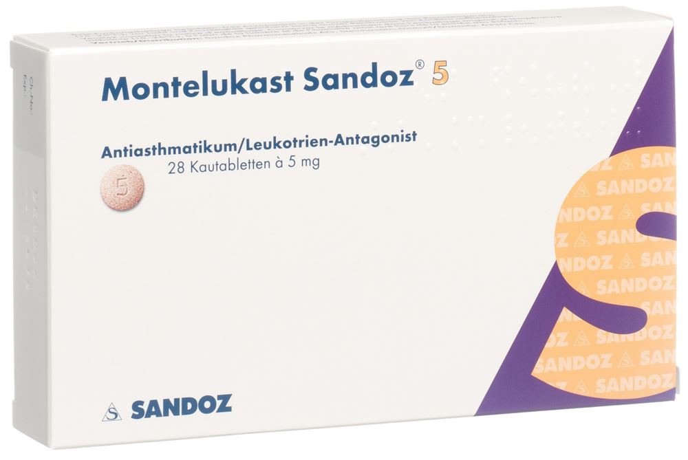 MONTELUKAST Sandoz 5 mg, image principale