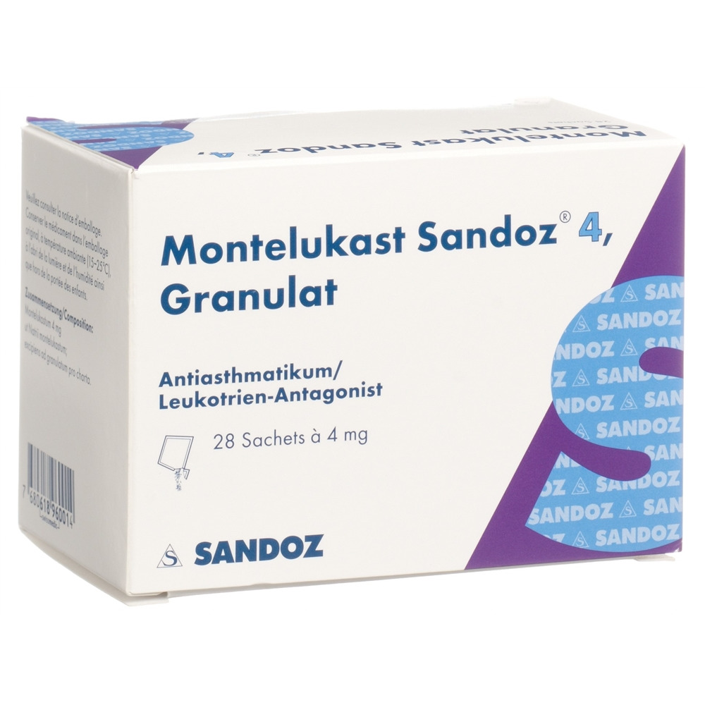 MONTELUKAST Sandoz 4 mg, Hauptbild