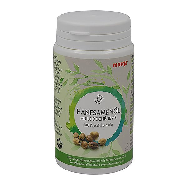MORGA Hanfsamenöl Vegicaps, Hauptbild