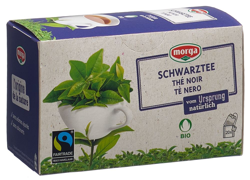 MORGA thé noir avec pelliante