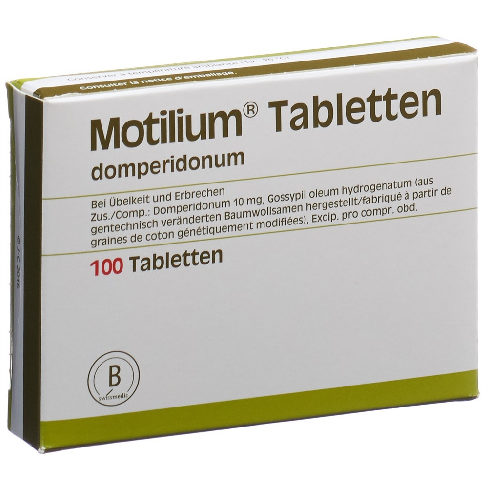 MOTILIUM Filmtabl 10 mg Blist 100 Stk, Hauptbild