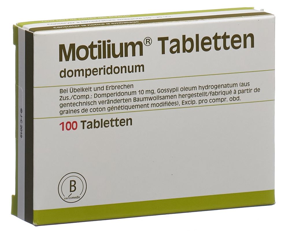 MOTILIUM Filmtabl 10 mg Blist 100 Stk, Hauptbild