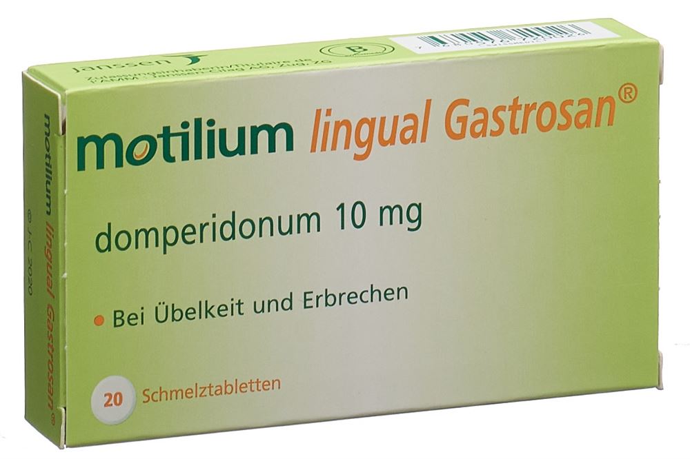 MOTILIUM lingual Gastrosan 10 mg, image principale