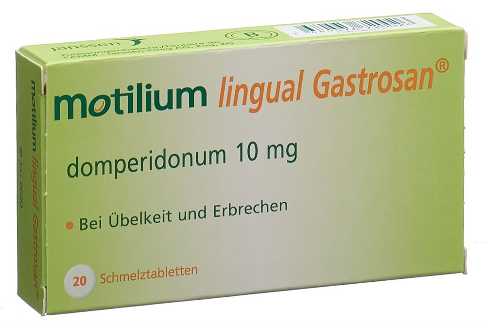 MOTILIUM lingual Gastrosan 10 mg, Hauptbild