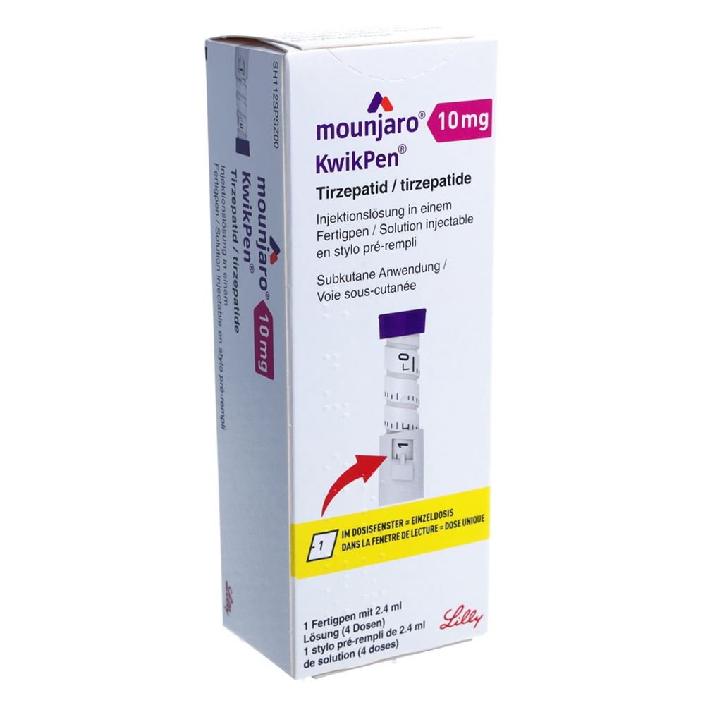 MOUNJARO KwikPen 10 mg/0.6ml, image principale MOUNJARO KwikPen 10 mg/0.6ml, image principale