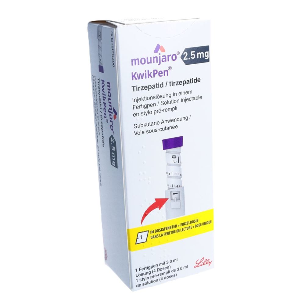 MOUNJARO KwikPen 2.5 mg/0.6ml, image principale