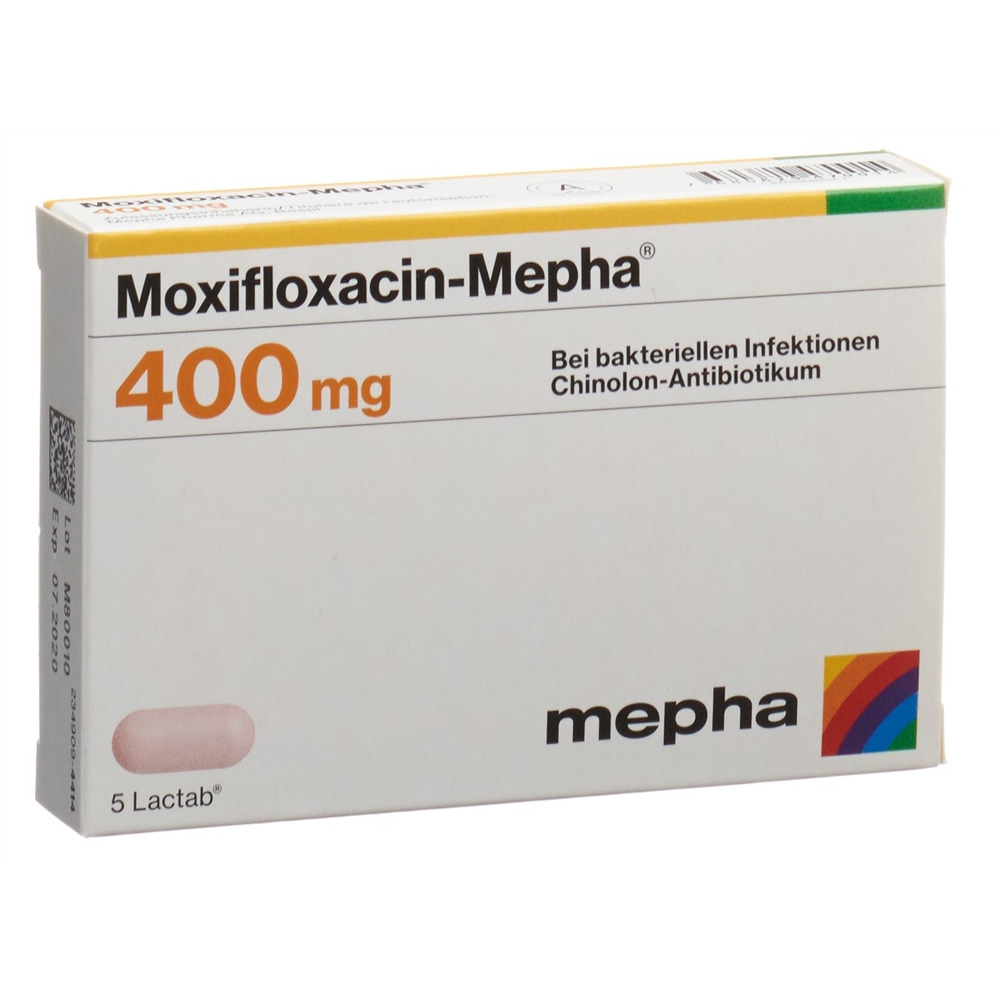 MOXIFLOXACINE Mepha 400 mg, image principale