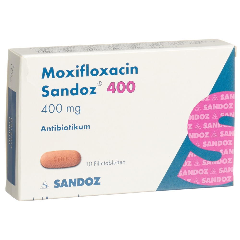 MOXIFLOXACINE Sandoz 400 mg, Hauptbild