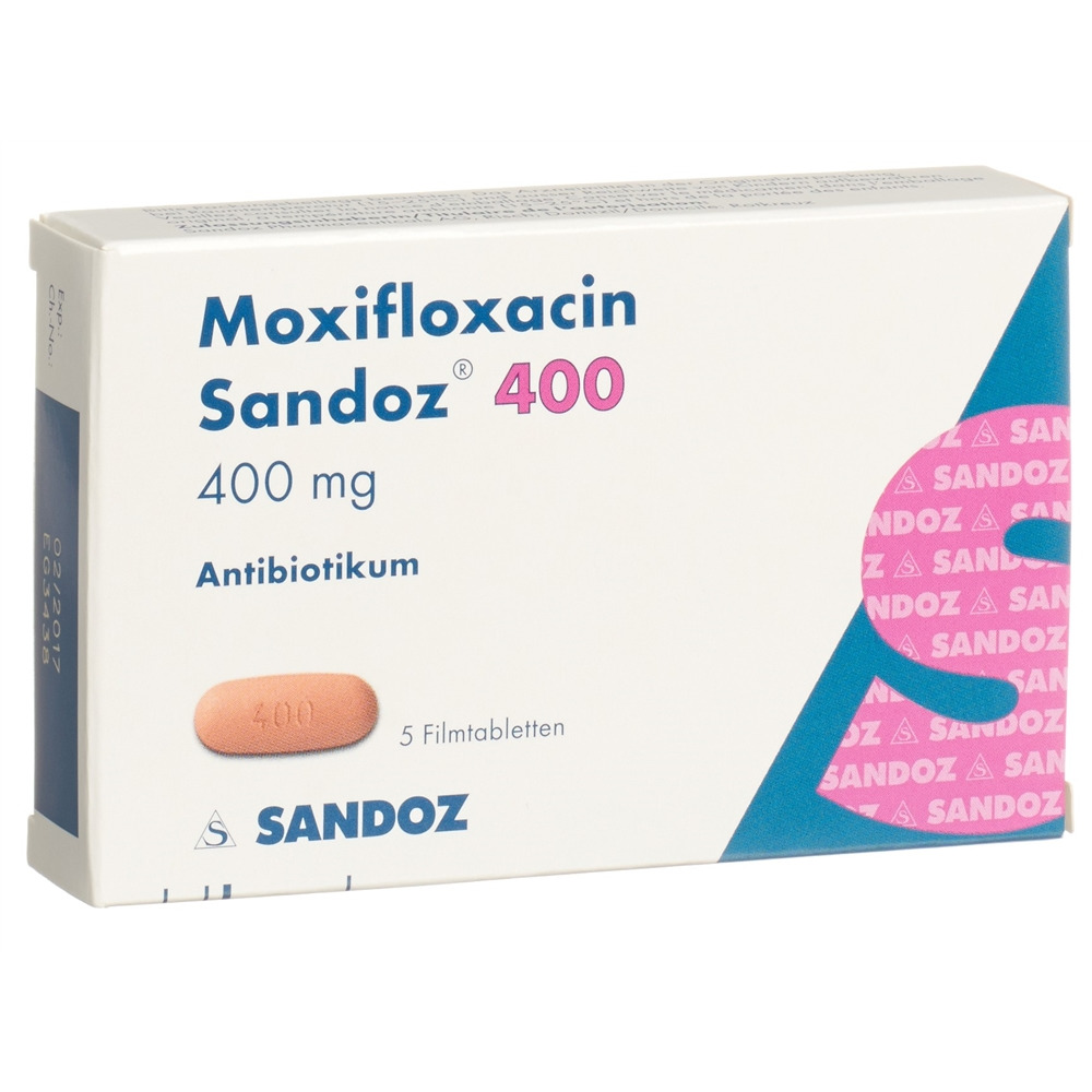 MOXIFLOXACINE Sandoz 400 mg, Hauptbild