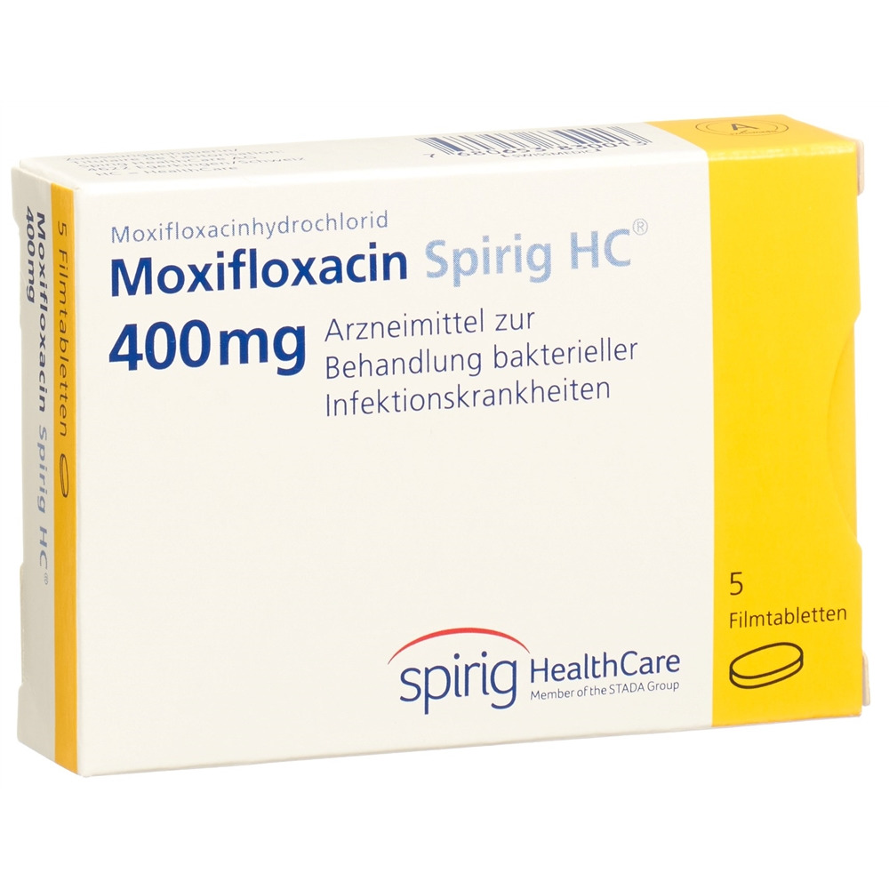 MOXIFLOXACINE Spirig HC 400 mg, Hauptbild