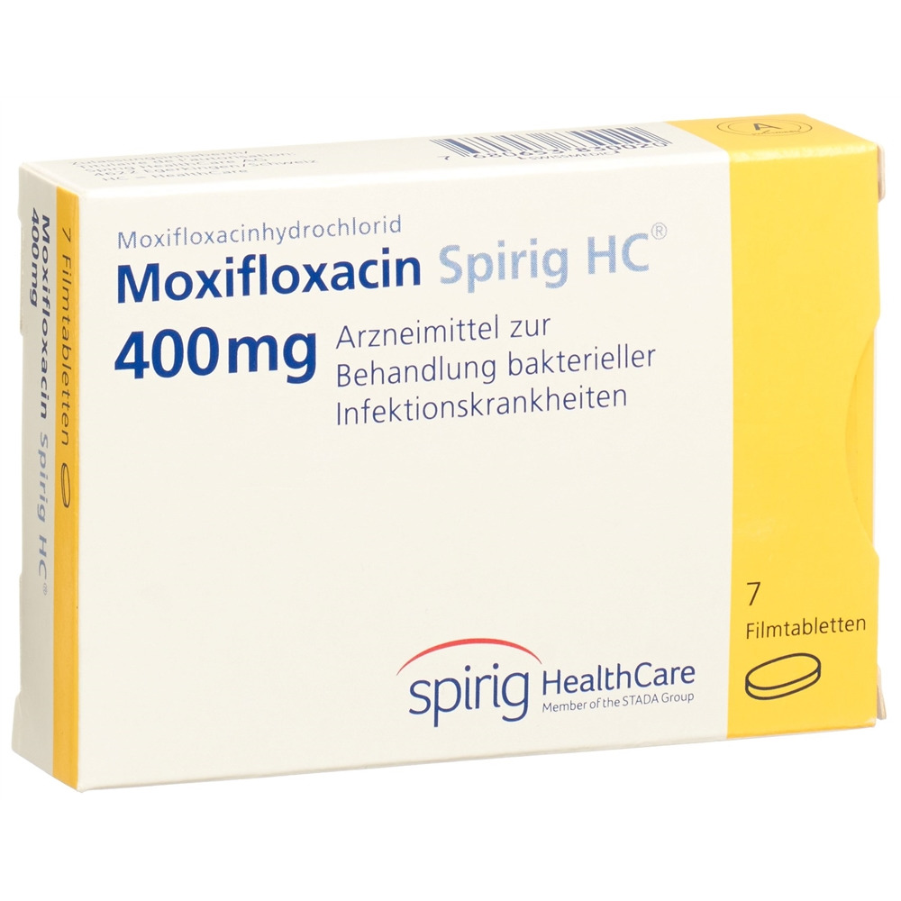 MOXIFLOXACINE Spirig HC 400 mg, Hauptbild