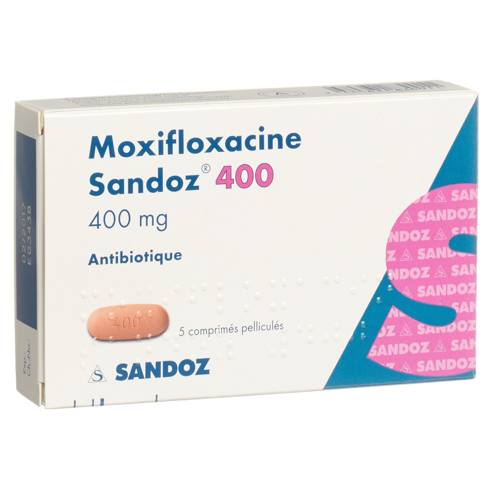 MOXIFLOXACINE Sandoz 400 mg, image 2 sur 2