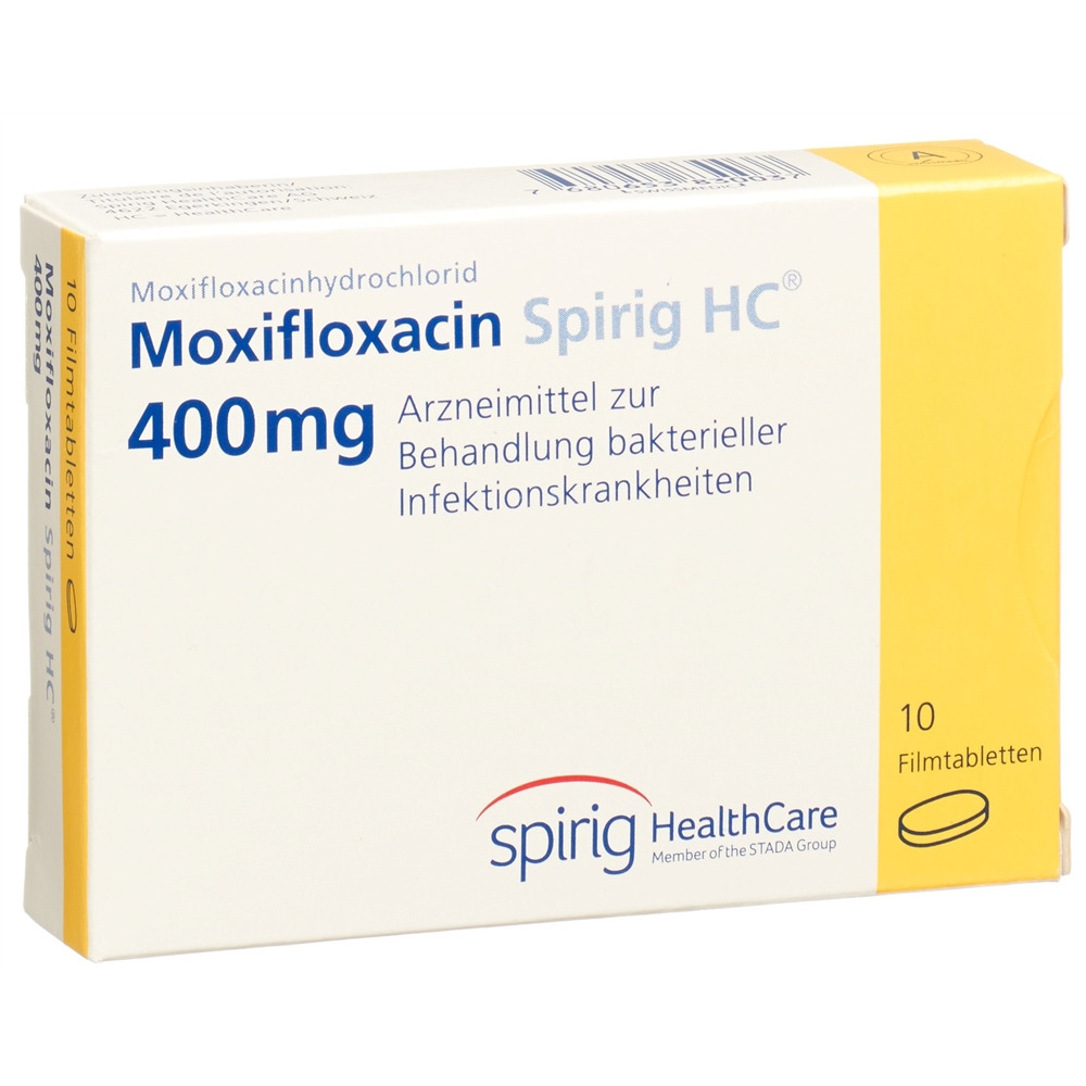 MOXIFLOXACINE Spirig HC 400 mg, image principale