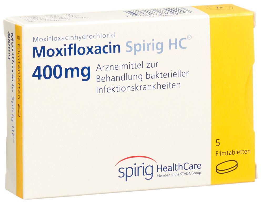 MOXIFLOXACINE Spirig HC 400 mg, image principale