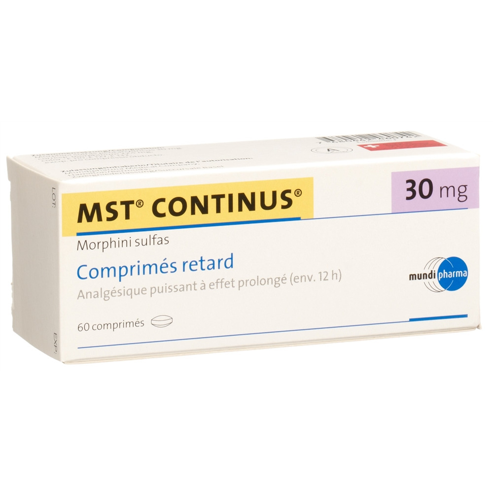 MST CONTINUS cpr ret 30 mg blist 60 pce, image 2 sur 2