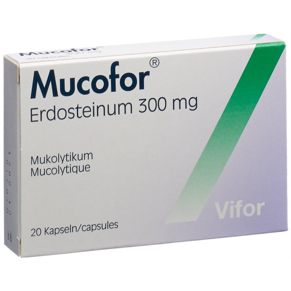 MUCOFOR caps 300 mg blist 20 pce, image principale