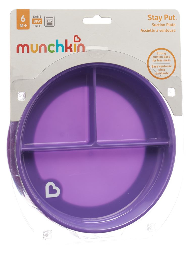 MUNCHKIN Assiette avec ventouse