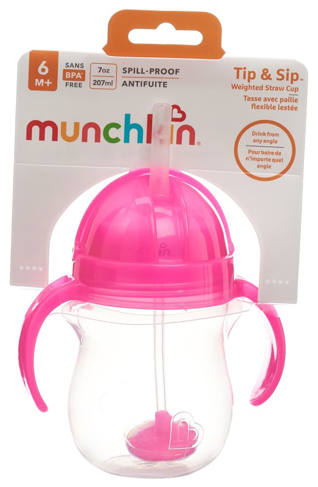 MUNCHKIN Tasse avec paille Tip & Sip, image principale