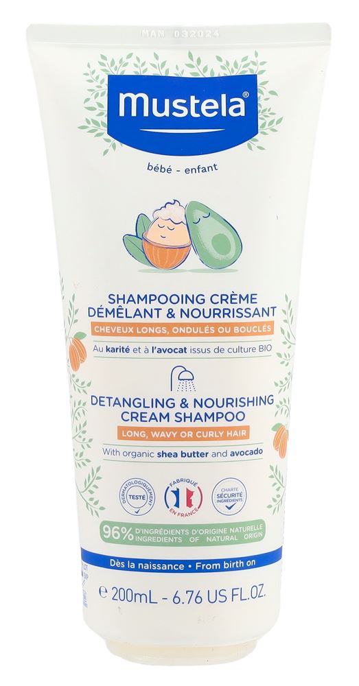 Mustela hair care shampooing crème