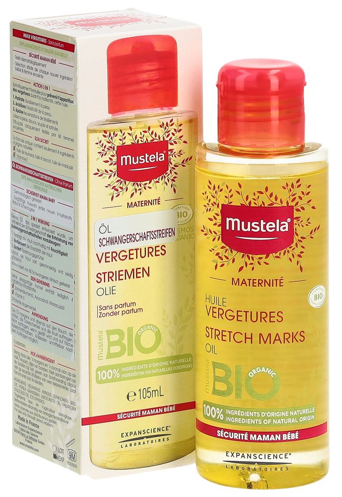 Mustela Mutterschaft Schwangerschaftsstreifen Öl