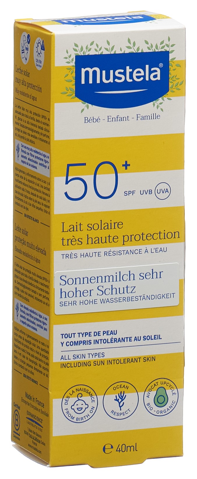 Mustela Sonnenschutz Sonnenmilch, Bild 2 von 3