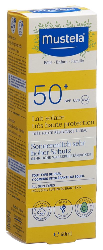 Mustela Sonnenschutz Sonnenmilch, Hauptbild