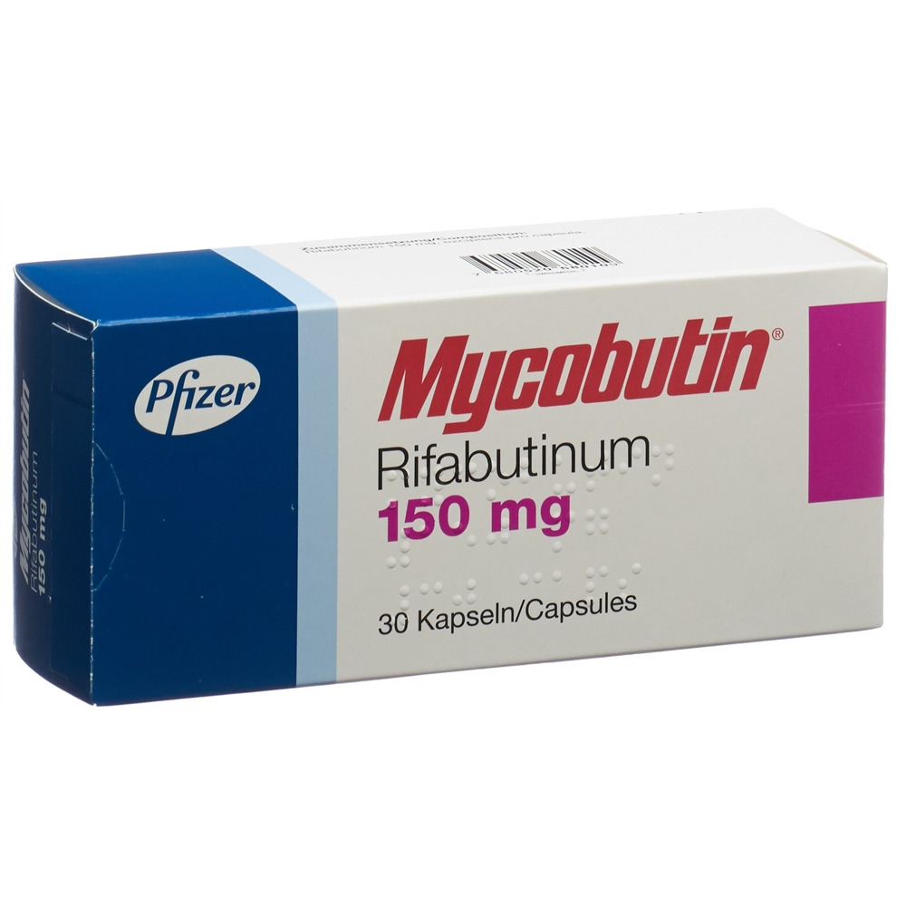 MYCOBUTIN caps 150 mg blist 30 pce, image principale