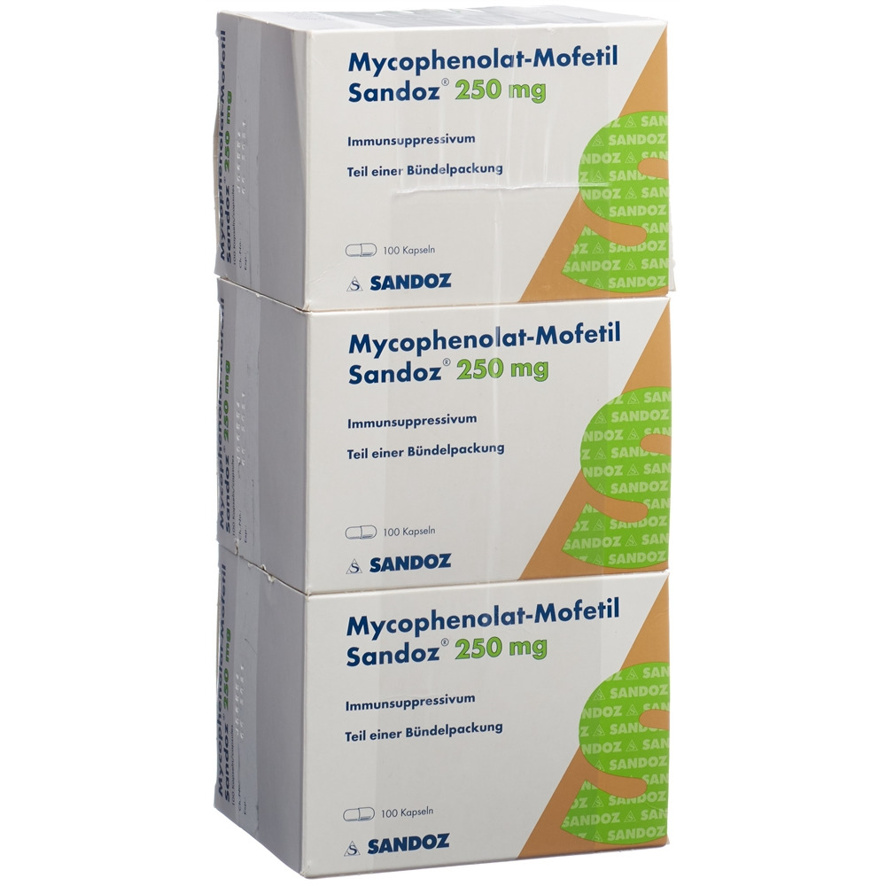 MYCOPHENOLAT MOFETIL Sandoz 250 mg, image principale