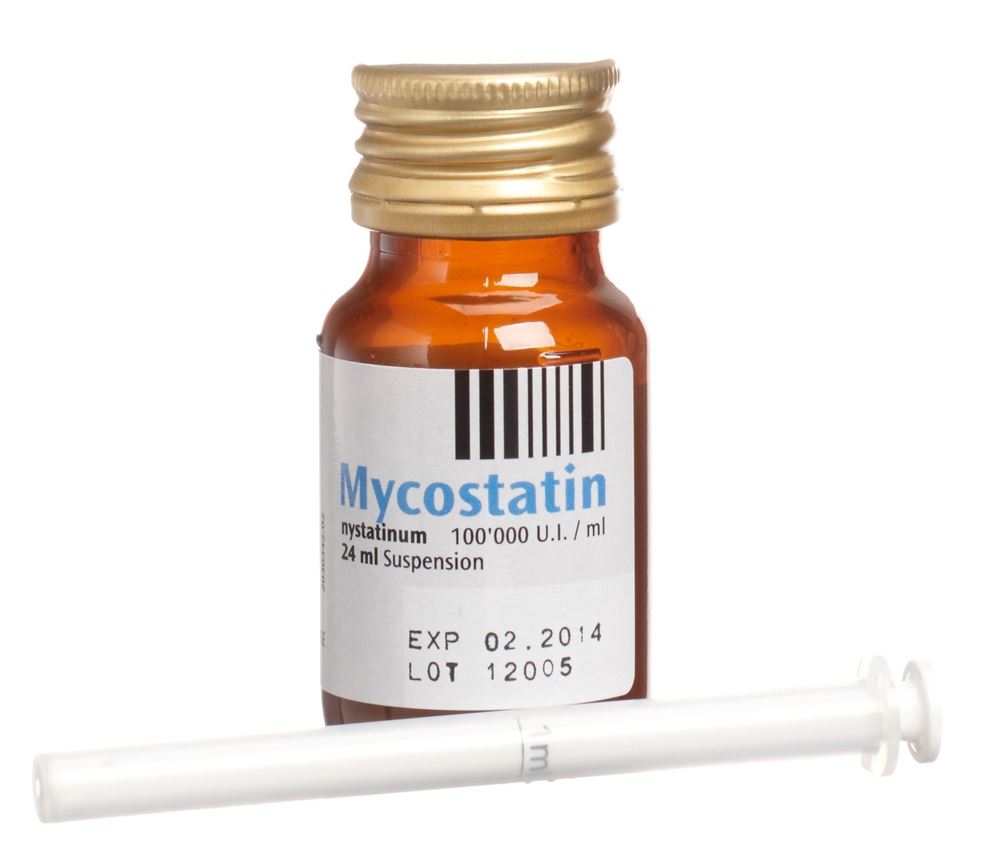 MYCOSTATIN Susp 100000 E/ml Fl 24 ml