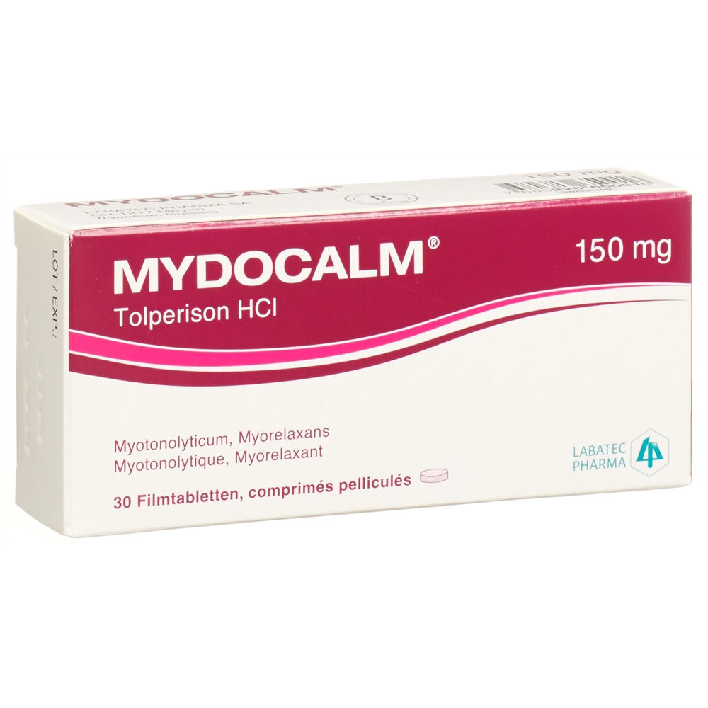 MYDOCALM Filmtabl 150 mg Blist 30 Stk, Hauptbild