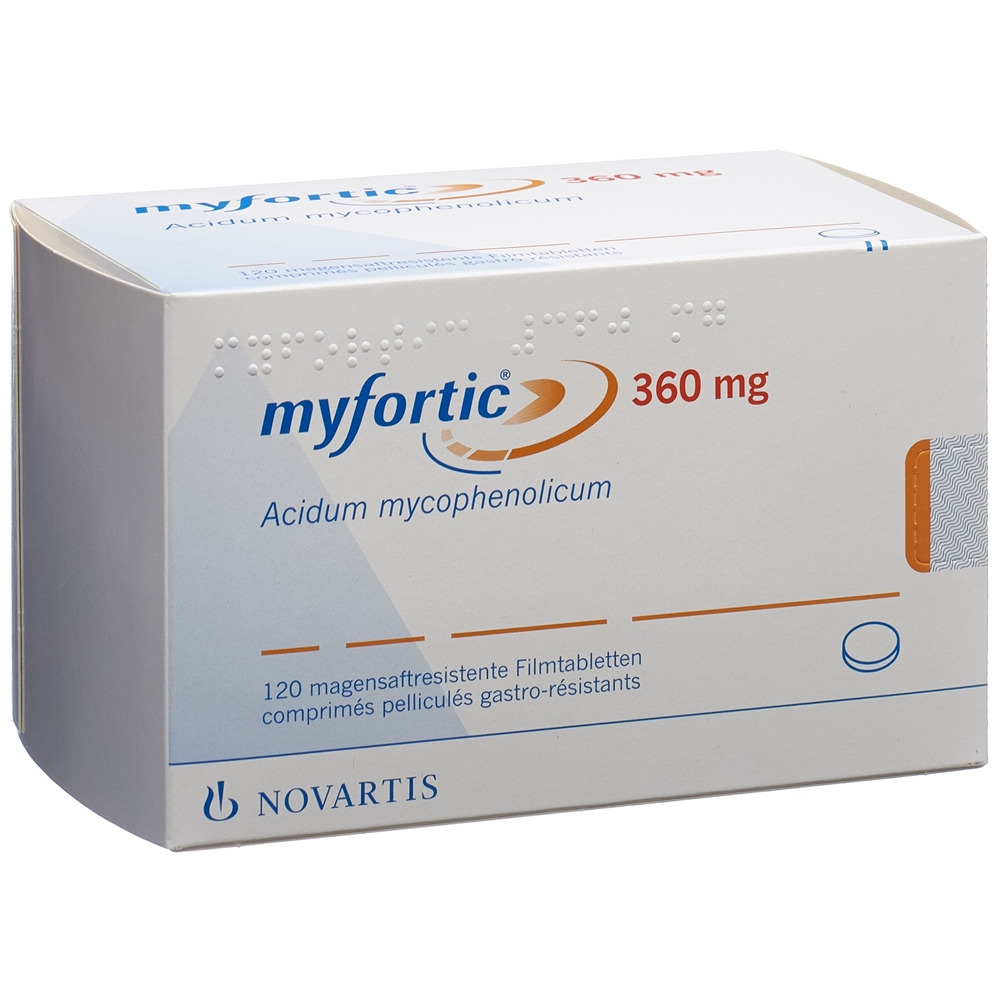 MYFORTIC Filmtabl 360 mg Blist 120 Stk, Hauptbild