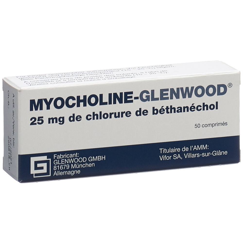 MYOCHOLINE Glenwood 25 mg, image 2 sur 2