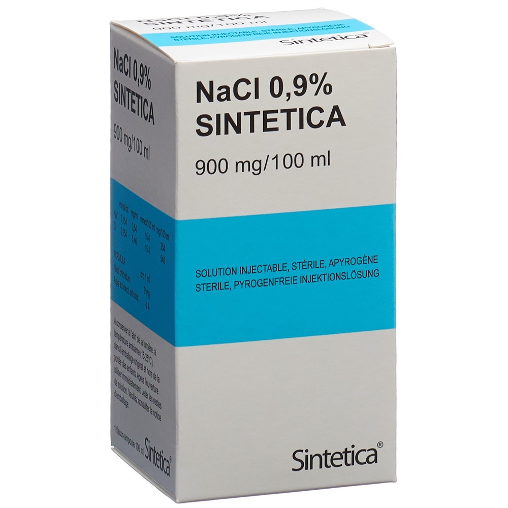 NACL 0.9% Sintetica 900 mg/100ml, Hauptbild