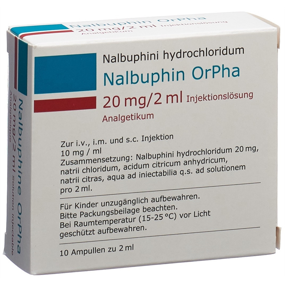 NALBUPHINE OrPha 20 mg/2ml, Hauptbild