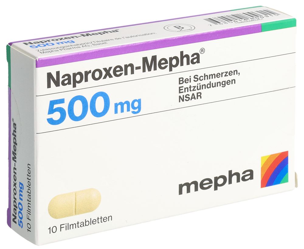 NAPROXENE Mepha 500 mg, image principale