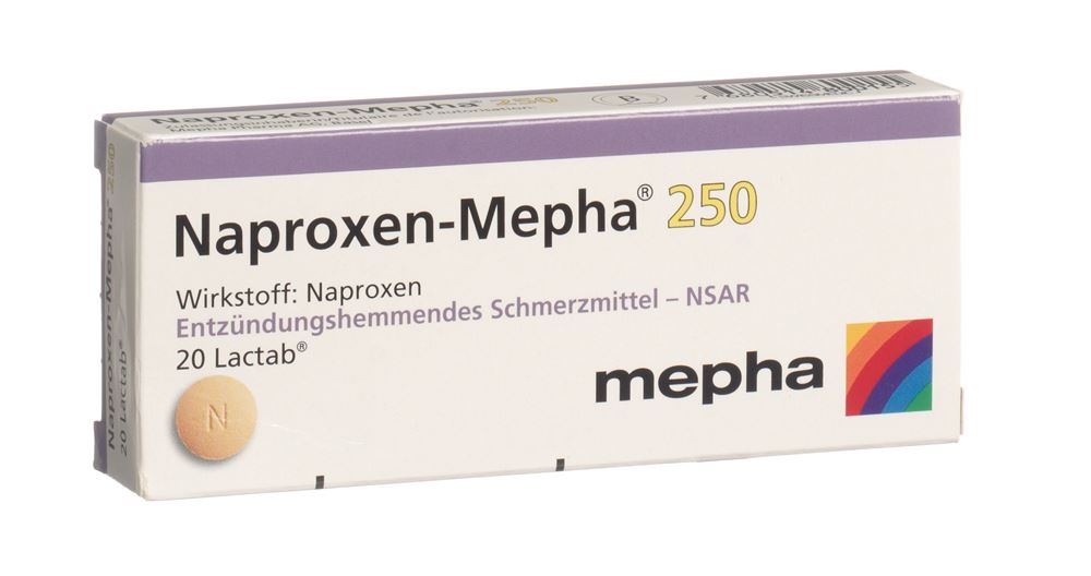 NAPROXENE Mepha 250 mg, image principale