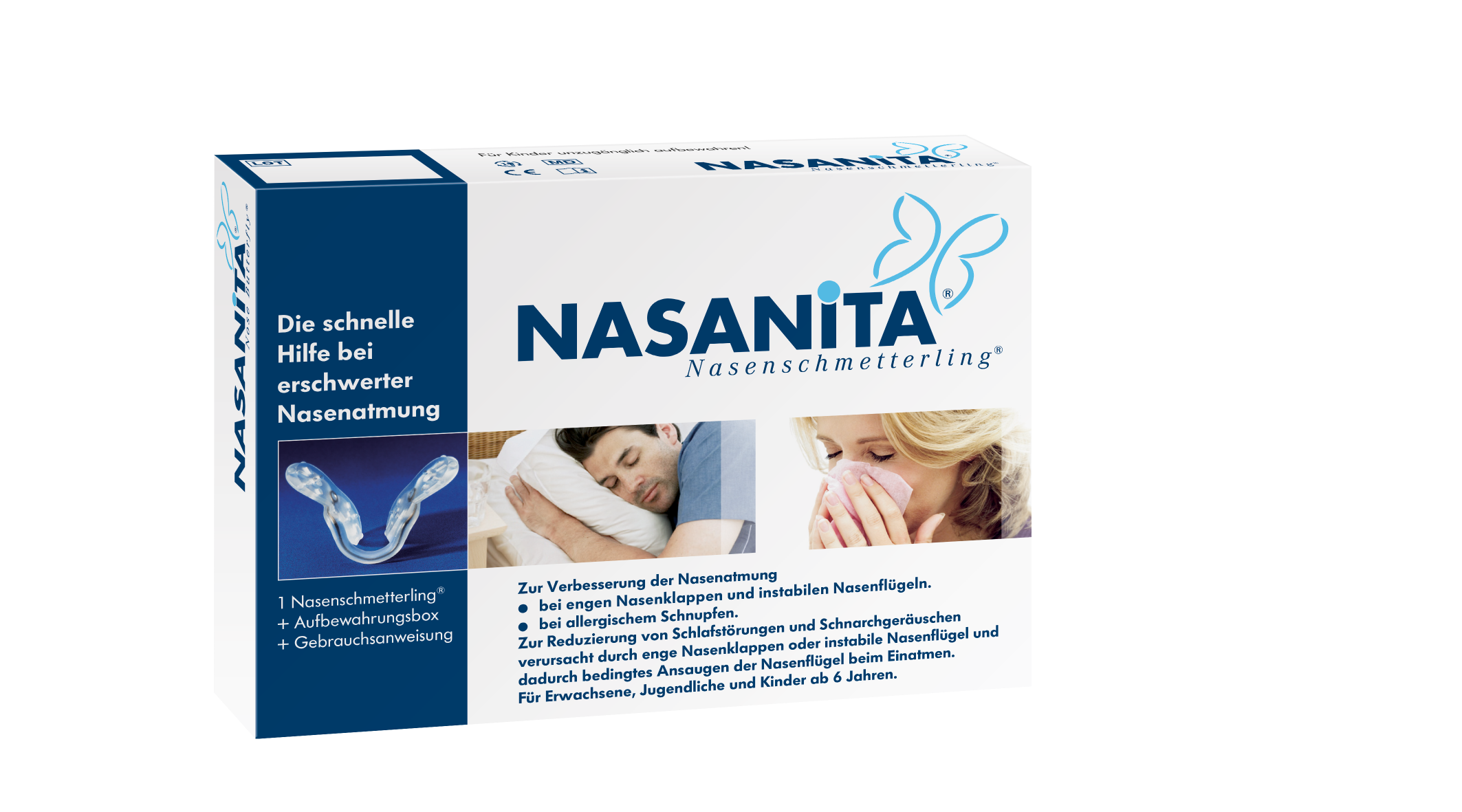 NASANITA Nasenschmetterling