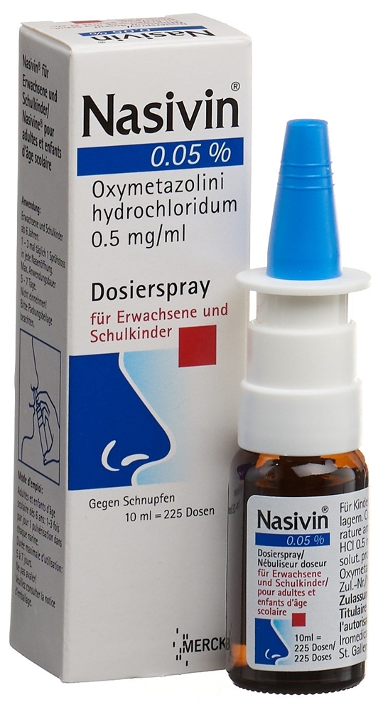 NASIVINE Dosierspray 0.05 % Fl 10 ml, Bild 2 von 4