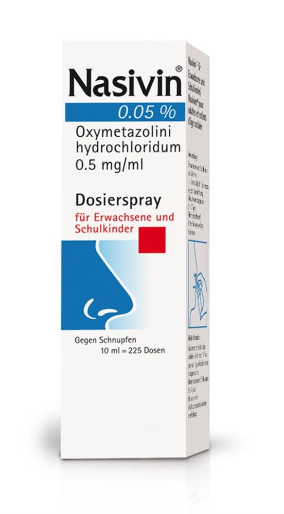 NASIVINE Dosierspray 0.05 % Fl 10 ml, Hauptbild