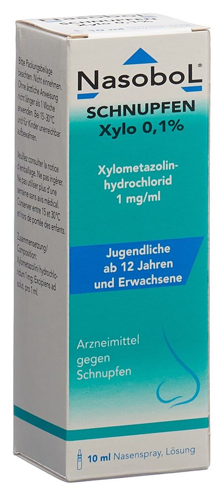 NASOBOL Schnupfen Xylo 0.1 %, Hauptbild