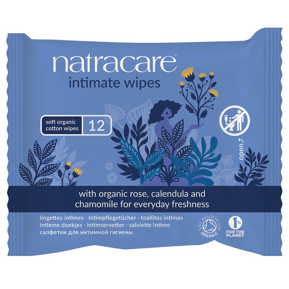 NATRACARE lingettes intimes organiques