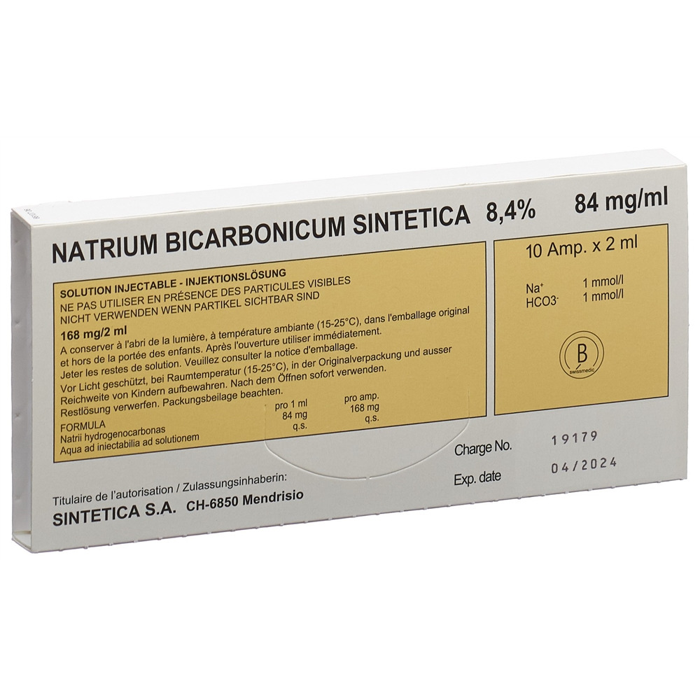 BICARBONATE DE SODIUM Sintetica 8.4 %, Hauptbild