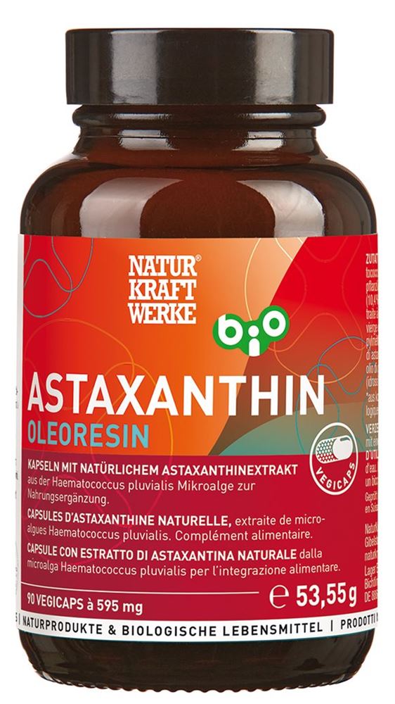 NATURKRAFTWERKE Astaxanthin Oleoresin Vegicaps à 595mg, Hauptbild