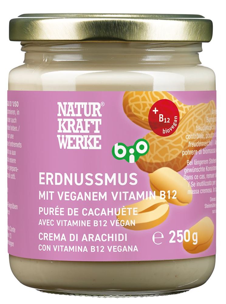 NATURKRAFTWERKE Erdnussmus mit B12