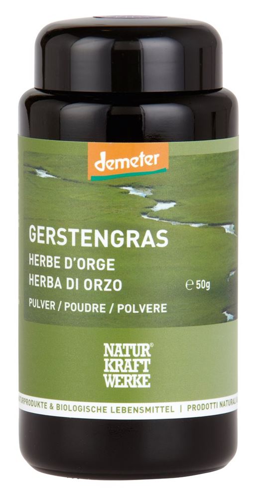NATURKRAFTWERKE Gerstengras Pulver, Hauptbild