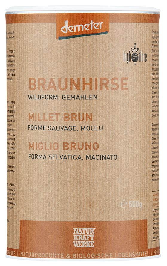 NATURKRAFTWERKE Millet brun forme sauvage moulu