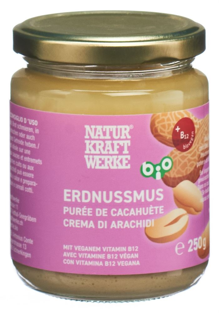 NATURKRAFTWERKE Purée de cacahuètes avec B12, image principale