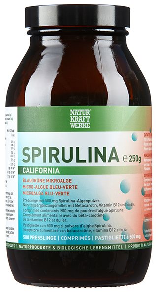 NATURKRAFTWERKE Spirulina California Presslinge à 500mg