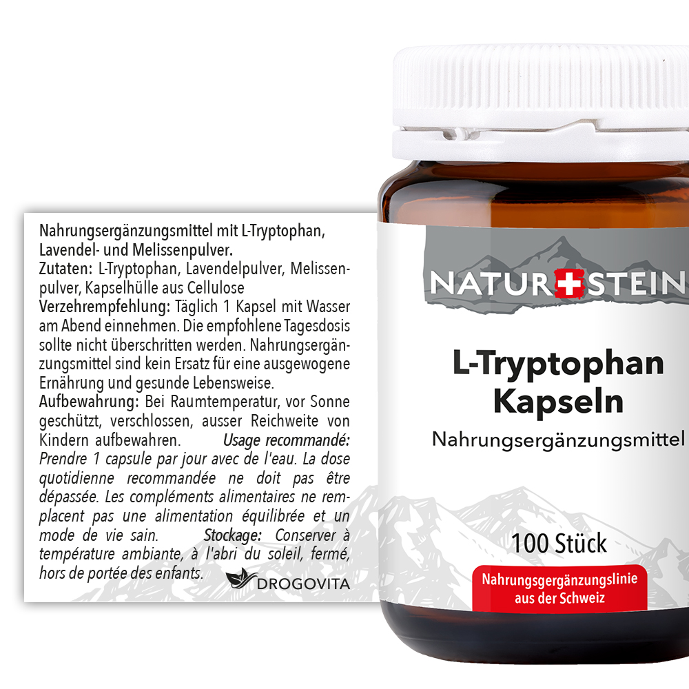 NATURSTEIN L-Tryptophan 240 mg, image 2 sur 4