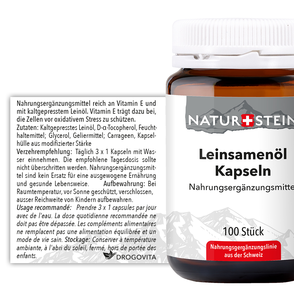 NATURSTEIN Leinsamenöl, image 2 sur 3